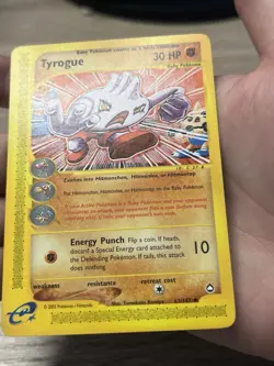 Pokemon Tyrogue Aquapolis 63/147 Regular TCG LP - Image 2