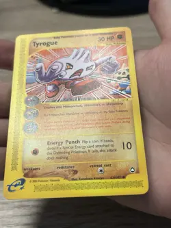 Pokemon Tyrogue Aquapolis 63/147 Regular TCG LP - Image 3