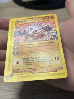 Pokemon Tyrogue Aquapolis 63/147 Regular TCG LP - Image 4