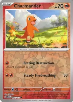 Charmander Reverse Holo 004/165 CGC 10 Gem M - 2023 Pokemon Scarlet & Violet 151 - Image 3