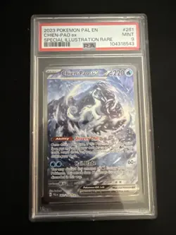 POKEMON TCG Paldea Evolved Chien-Pao EX Special Illustration Rare 261/193 PSA9 - Image 1