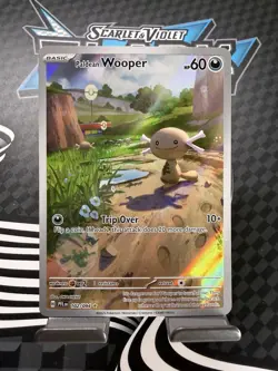 Paldean Wooper 102/094 ME02: Phantasmal Flames IR Holo - Pokemon TCG NM - Image 1