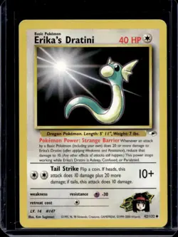 2000 Pokemon Gym Heroes Erika's Dratini #42/132 - Image 1