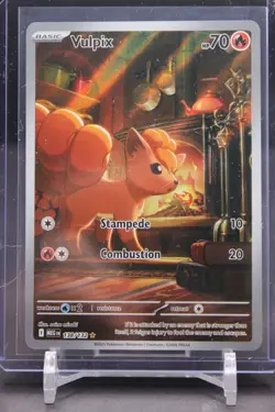 Vulpix 138/132 IR Illustration Rare Pokemon Mega Evolution - Image 1