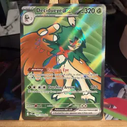 Decidueye ex 100/088 Perfect Order Full Art Ultra Rare Holo Pokemon TCG MINT - Image 1