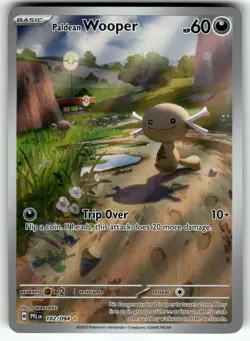 Paldean Wooper 102/094 Illustration Rare Phantasmal Flames Pokemon Near Mint - Image 1