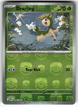 Deerling (Master Ball Pattern) 006/086 Common White Flare Pokemon Near Mint - Image 1