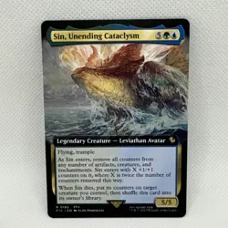MTG - Sin, Unending Cataclysm (Extended Art) Commander: Final Fantasy Regular NM - Image 1