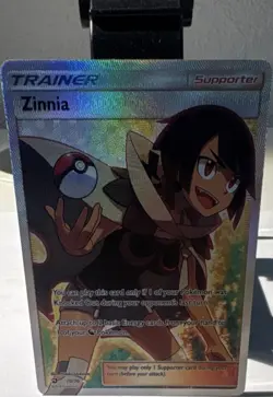 Pokemon TCG Zinnia Full Art Holo Ultra Rare Trainer Dragon Majesty 70/70 - Image 1