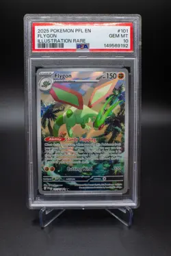 2025 Pokemon Flygon #101 Illustration Rare PSA 10 GEM MINT PFL EN - Image 1