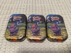 Pokemon TCG: Mega Evolution: Ascended Heroes Mini Tin (3) Factory Sealed - Image 1