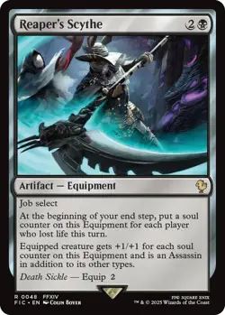 Reaper's Scythe 0048 MTG Commander FINAL FANTASY Rare NP - Image 1