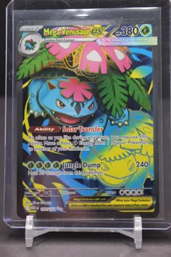 Mega Venusaur ex 155/132 Full Art Ultra Rare Pokemon Mega Evolution - Image 1
