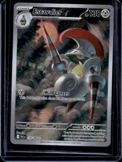 2025 Pokemon Black Bolt Escavalier Illustration Rare #138/086 - Image 1