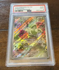 Pokemon Sprigatito Illustration Rare Holo PSA 9 196/193 Paldea Evolved 2023 - Image 1