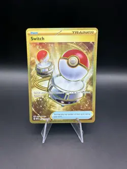 Switch 151 Scarlet & Violet 206/165 Holo Hyper Rare NM Pokemon TCG - Image 1