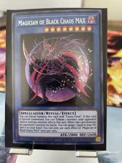 Yu-Gi-Oh Magician of Black Chaos Max TN19-EN002 Secret Rare Limited Edition - Image 3