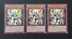 2026 YUGIOH RARITY RA05 1ST ED ULTRA RARE IMSETY GLORY OF HORUS X3 NM - Image 1