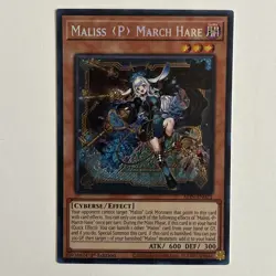 Maliss P March Hare ALIN-EN023 Secret Rare Yu-Gi-Oh Alliance Insight 1st Ed NM! - Image 1