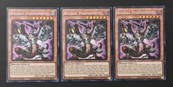 2023 YUGIOH MP23 DUELING HEROES SECRET RARE BYSTIAL MAGNAMHUT X3 NM - Image 1