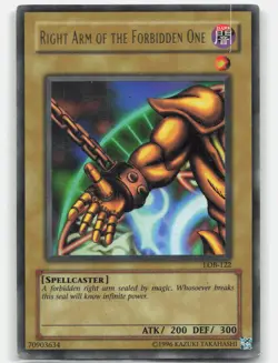 Right Arm of the Forbidden One Ultra Rare - LOB-122 LP - Image 1