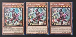 2023 YUGIOH MP23 DUELING HEROES SECRET RARE KASHTIRA FENRIR X3 NM - Image 1