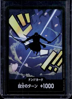 2024 One Piece Premium Booster The Best (JP) Roronoa Zoro Foil Don!! Card - Image 1