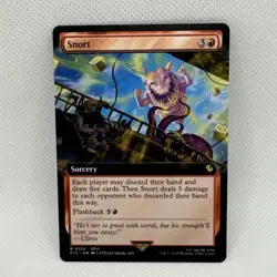 MTG - Snort (Extended Art) Commander: Final Fantasy Regular NM Pack Fresh - Image 1