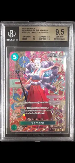 2023 ONE PIECE AWAKENING OF THE NEW ERA #OP01121 YAMATO ALT ART SP BGS 9.5 - Image 1
