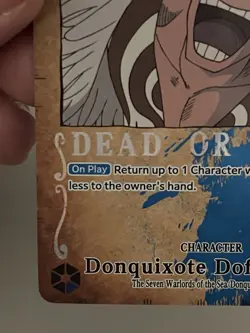 Donquixote Doflamingo ST03-009 Wanted Poster SP Rare One Piece English-Clean - Image 5