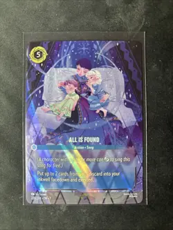 Disney Lorcana All Is Found Enchanted 220/204 Archazia's Island NM/M - Image 1