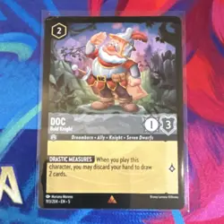 Disney Lorcana Doc-Bold Knight Character 193/204 Snow White and the Seven Dwarfs - Image 1