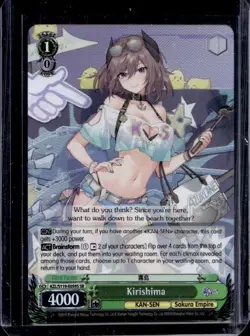 2025 Weiss Schwarz Azur Lane Volume 2 Kirishima Super Rare SR #S119-E059S - Image 1