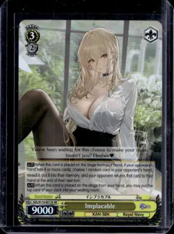 2025 Weiss Schwarz Azur Lane Volume 2 Implacable Super Rare SR #S119-E012S - Image 1