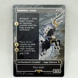 MTG - Summon: Ixion (Borderless) Commander: Final Fantasy Regular NM Pack Fresh - Image 1