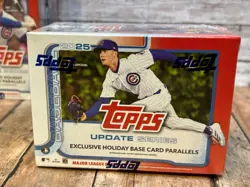 Lot of 4 2025 TOPPS UPDATE SERIES MLB BASEBALL CARDS Blaster Box 84 cards - Image 3