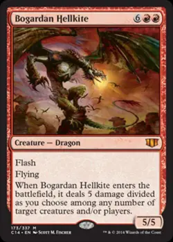 Bogardan Hellkite - Light Play MTG Commander 2014 Edition - Image 1