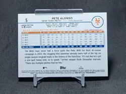 Pete Alonso 2024 Topps Japan Edition Baseball Card #5 New York Mets - Image 2