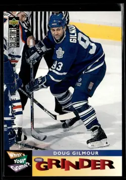 1995-96 Collector's Choice Player's Club Doug Gilmour Toronto Maple Leafs #359 - Image 1