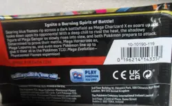 3 Packs- Pokemon TCG Phantasmal Flames Mega Evolution Booster Pack - 10 Cards - Image 2