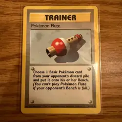 POKEMON FLUTE - 86/102 - Base Set - Pokemon Card - LP - Image 1