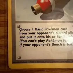 POKEMON FLUTE - 86/102 - Base Set - Pokemon Card - LP - Image 5