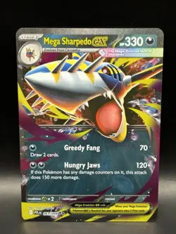Mega Sharpedo ex 061/094 (4x) - Pokemon Phantasmal Flames Cards - NM - Image 2