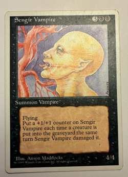 MTG 4TH Sengir Vampire LP Uncommon - Image 1