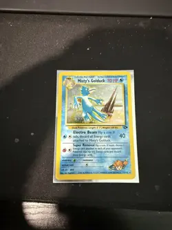 Misty's Golduck 12/132 Gym Challenge Holo Rare Pokemon Card - Image 1
