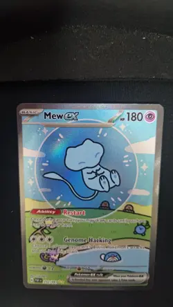 Mew EX 232/091 Special Illustration Rare Paldean Fates Card 2 - Image 4