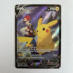 Pikachu V TG16/TG30 SWSH11: Lost Origin Trainer Gallery - Pokemon Card - NM - Image 1