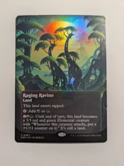 Raging Ravine (0080) (Borderless) Edge of Eternities: Stellar Sights Foil MtG - Image 1