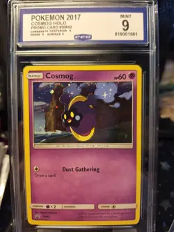 POKEMON 2017 COSMOG HOLO #SM42 PROMO - CCG 9 - Image 1