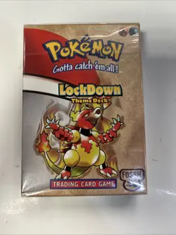Pokemon Fossil LockDown Theme Deck 1999 Wizards Of The Coast Sealed 742818060776 - Image 1